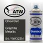 Preview: Chevrolet, Graphite Metallic, 54 / WA323N: 400ml Sprühdose, von ATW Autoteile West.